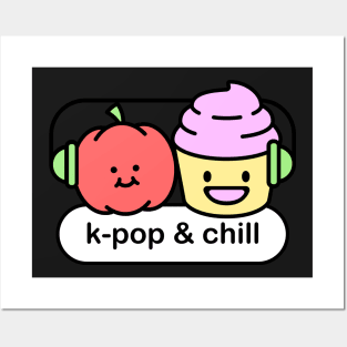 K-Pop And Chill | Cute Foods Posters and Art